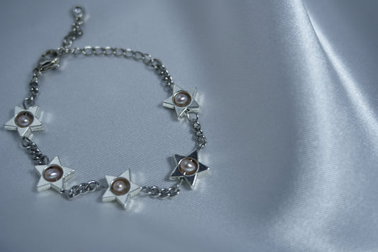 Pink Pearl Bracelet