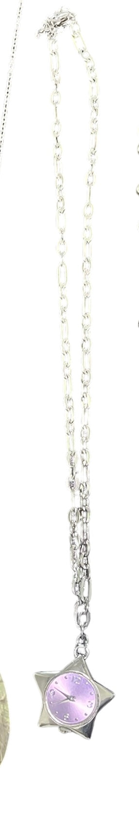 Star clock necklace