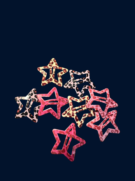 LEPORD stars hair clips