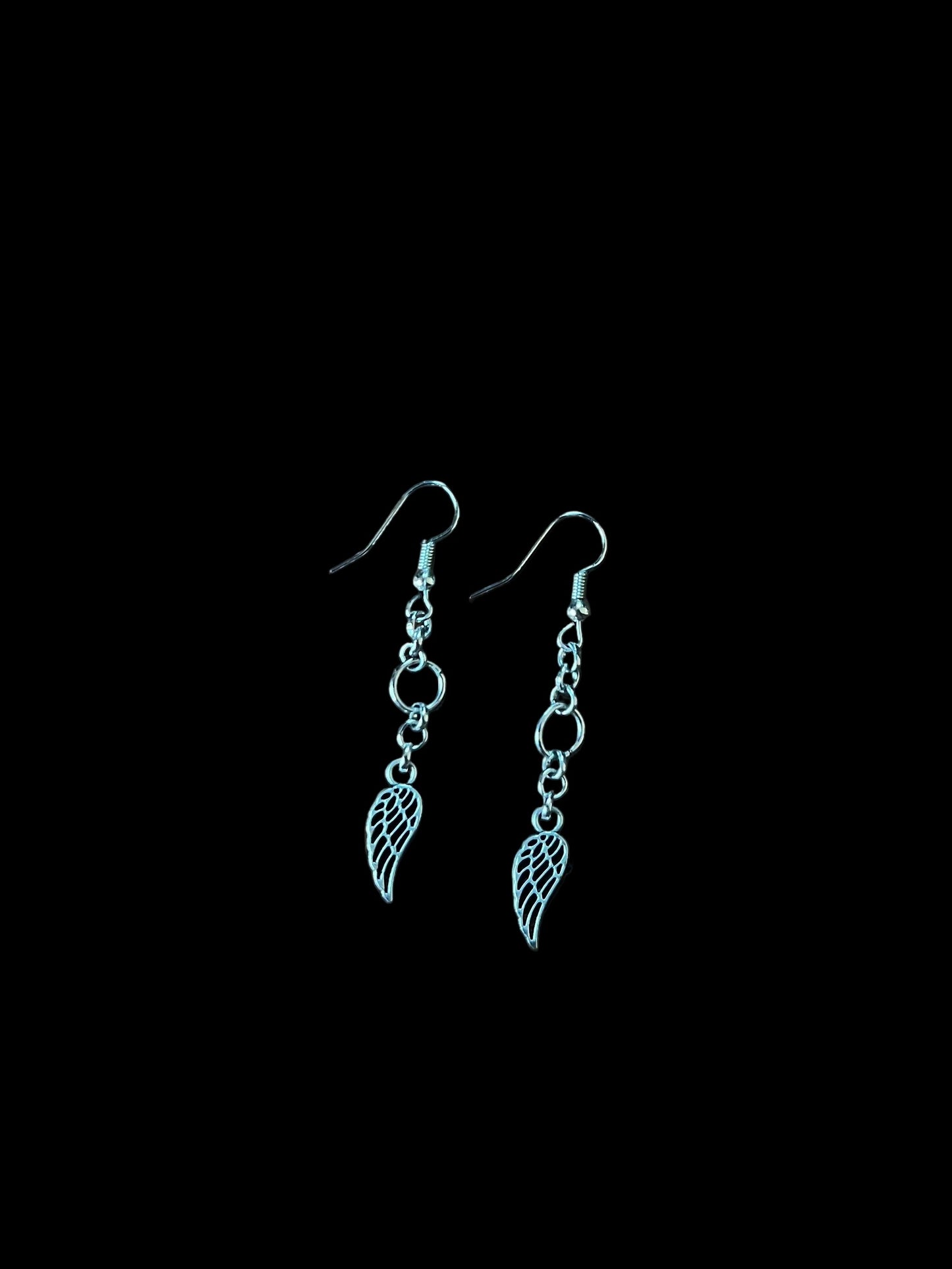 Angel wings earrings