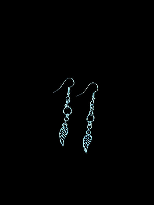 Angel wings earrings