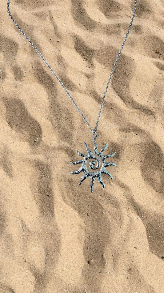 Black hole Sun necklace