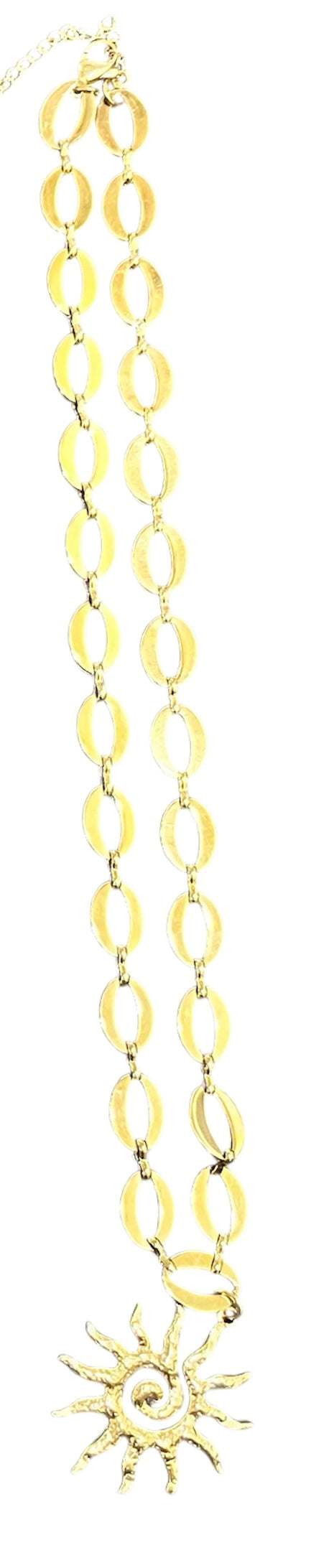 Gold Sun Necklace